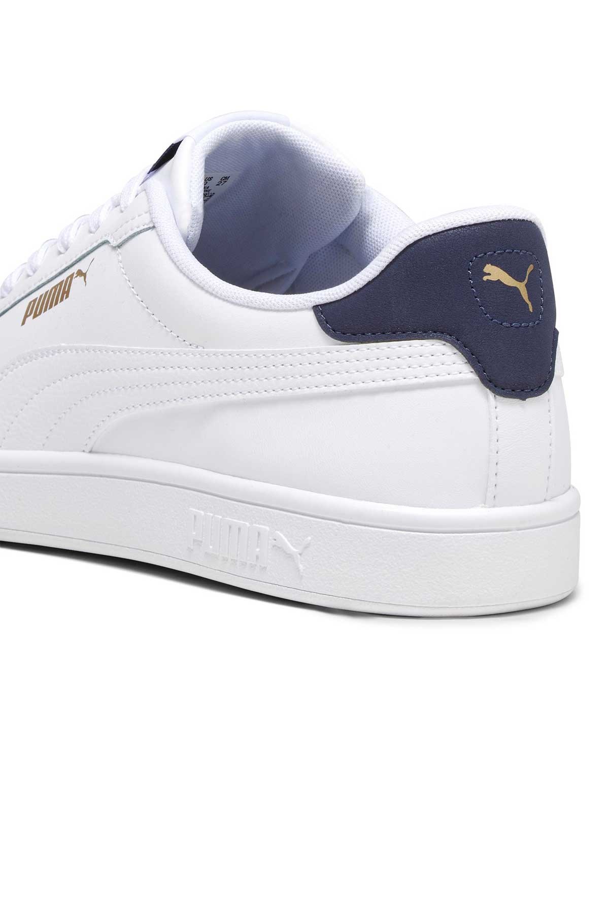 Puma Smash 3.0 L Erkek Spor Ayakkabı 39098713 Beyaz