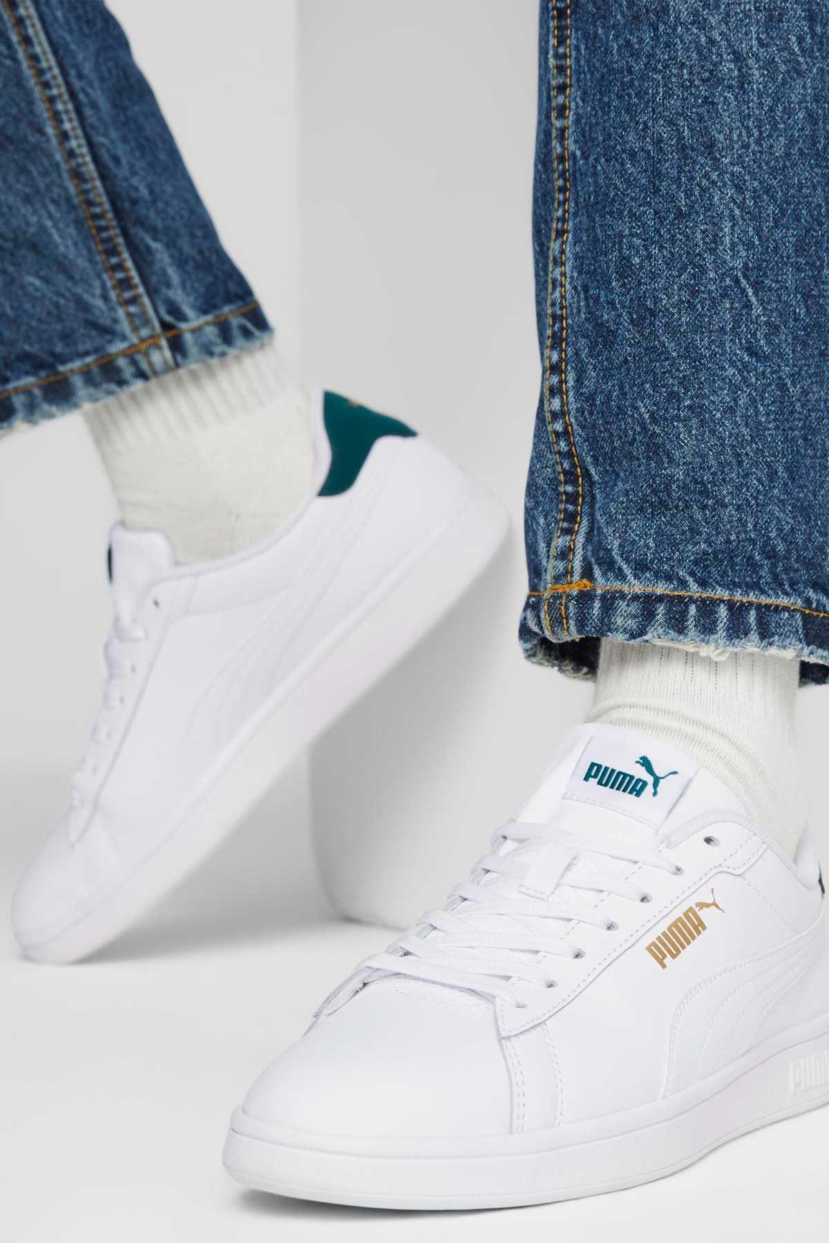 Puma Smash 3.0 L Erkek Spor Ayakkabı 39098714 Beyaz