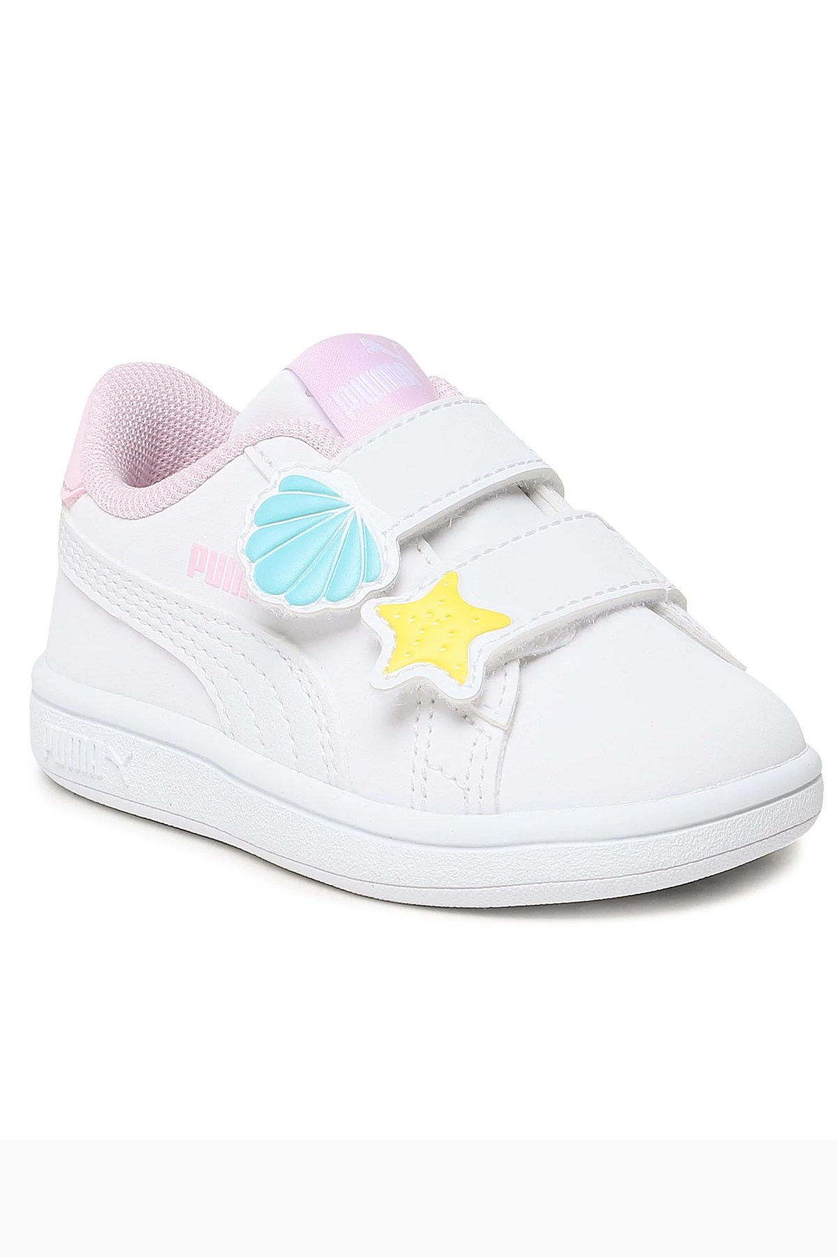 Puma Smash V2 Mermaid V inf Bebek Spor Ayakkabı 39189901 Beyaz