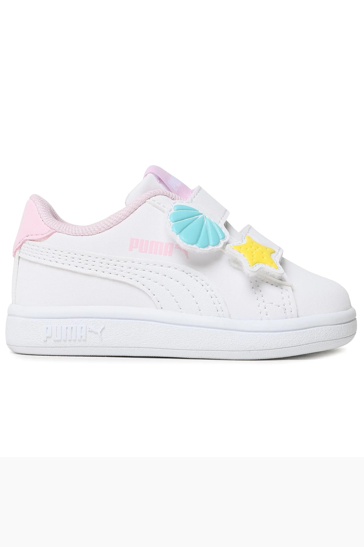 Puma Smash V2 Mermaid V inf Bebek Spor Ayakkabı 39189901 Beyaz