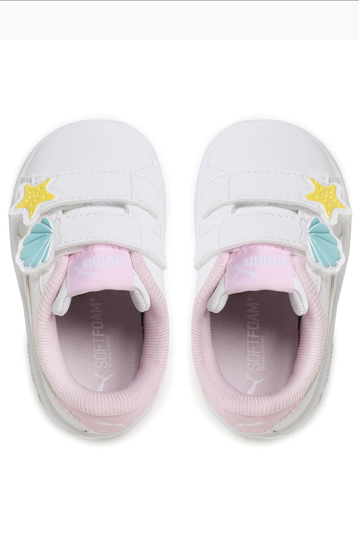 Puma Smash V2 Mermaid V inf Bebek Spor Ayakkabı 39189901 Beyaz