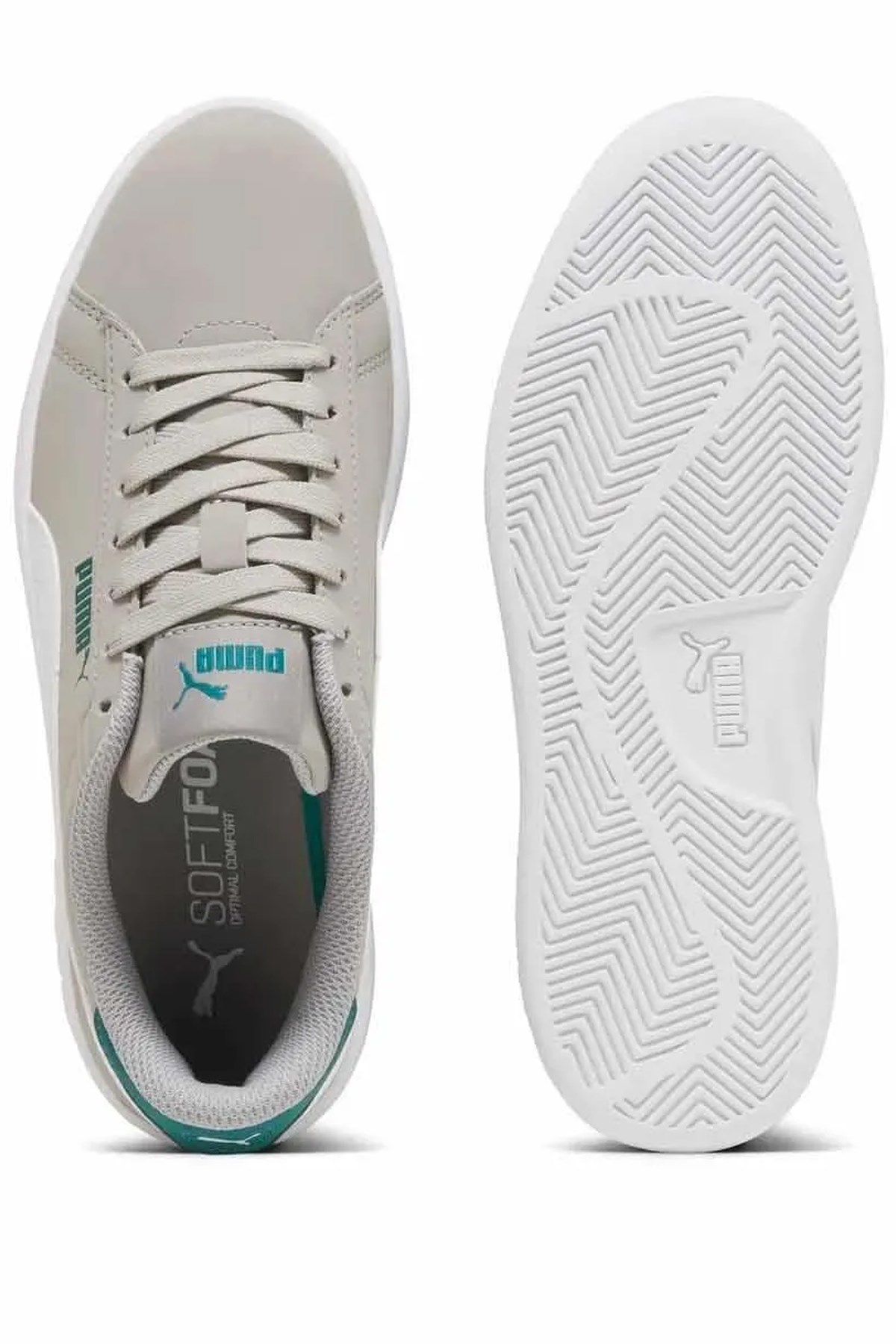 Puma Smash 3.0 Buck Kadın Spor Ayakkabı 39203906 Gri