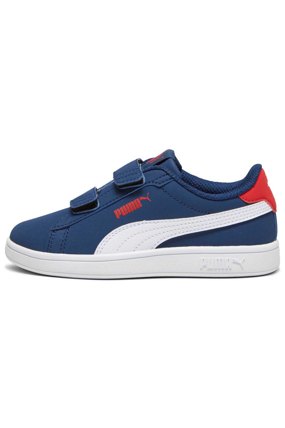 Puma Smash 3.0 Buck V Çocuk Spor Ayakkabı 39204005 Mavi