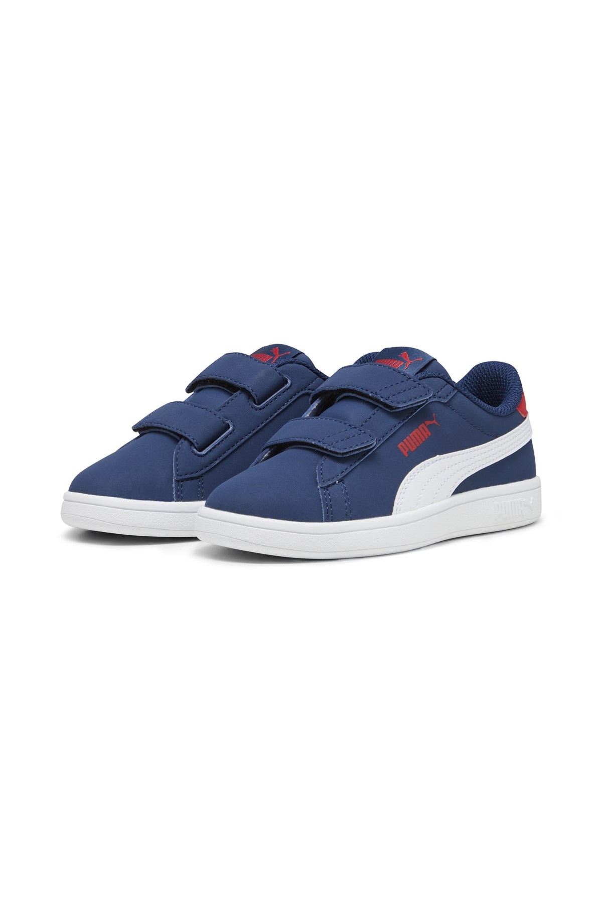 Puma Smash 3.0 Buck V Çocuk Spor Ayakkabı 39204005 Mavi