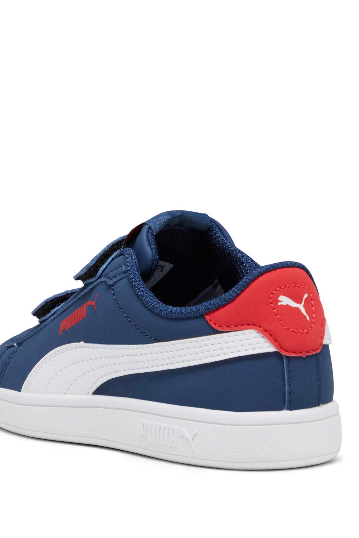 Puma Smash 3.0 Buck V Çocuk Spor Ayakkabı 39204005 Mavi