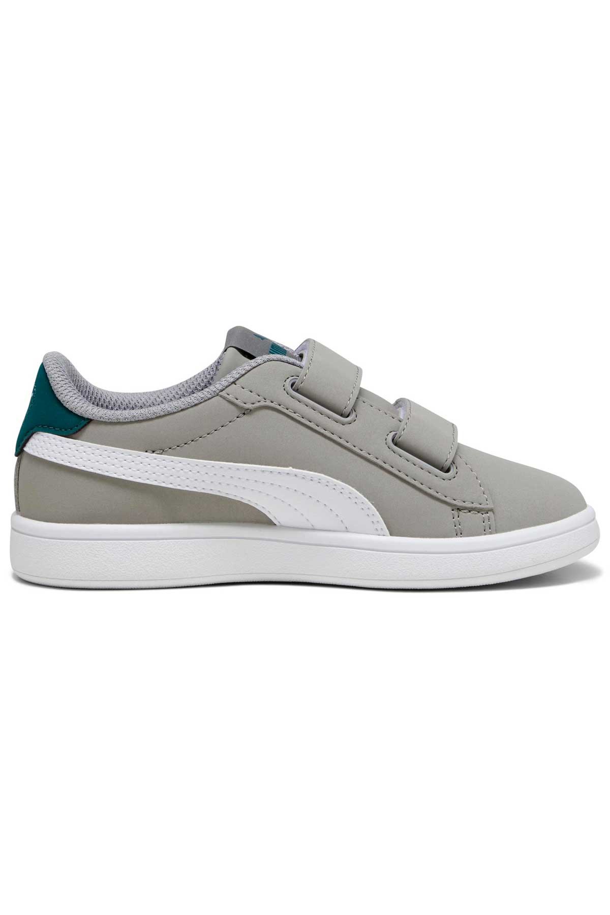 Puma Smash 3.0 Buck V Çocuk Spor Ayakkabı 39204006 Gri