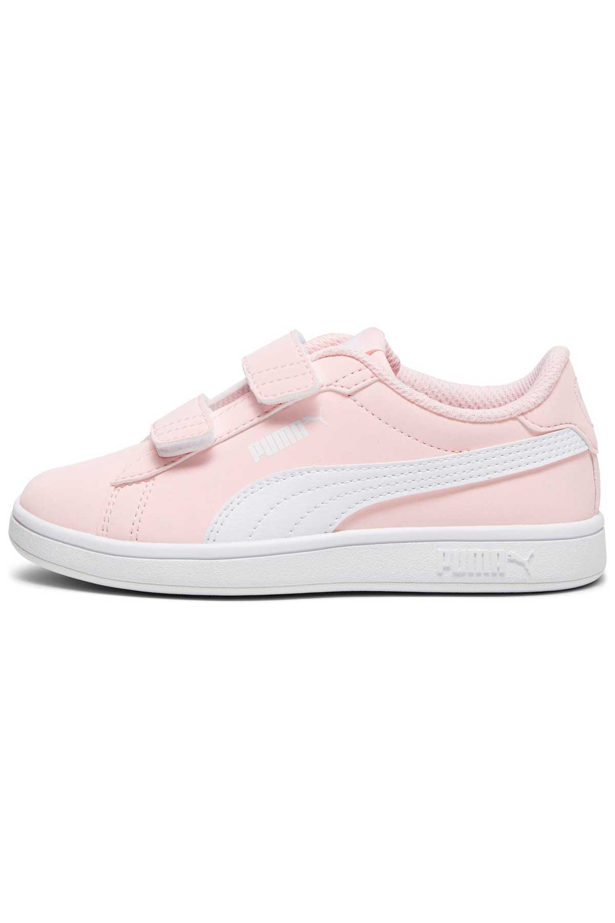 Puma Smash 3.0 Buck V Çocuk Spor Ayakkabı 39204007 Pembe