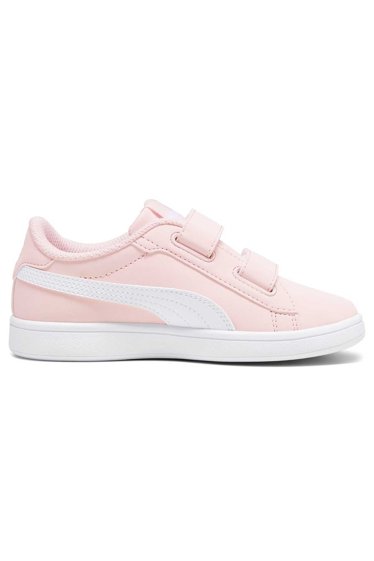 Puma Smash 3.0 Buck V Çocuk Spor Ayakkabı 39204007 Pembe