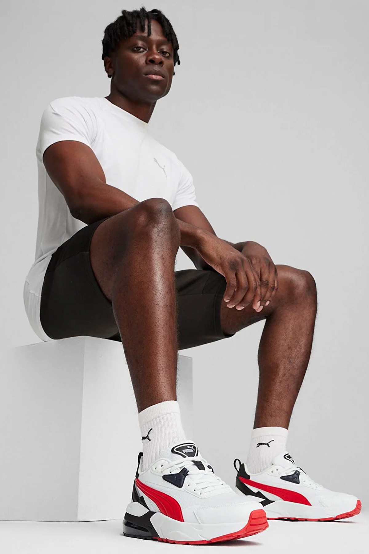 Puma Vis2K Erkek Spor Ayakkabı 39231814 Beyaz