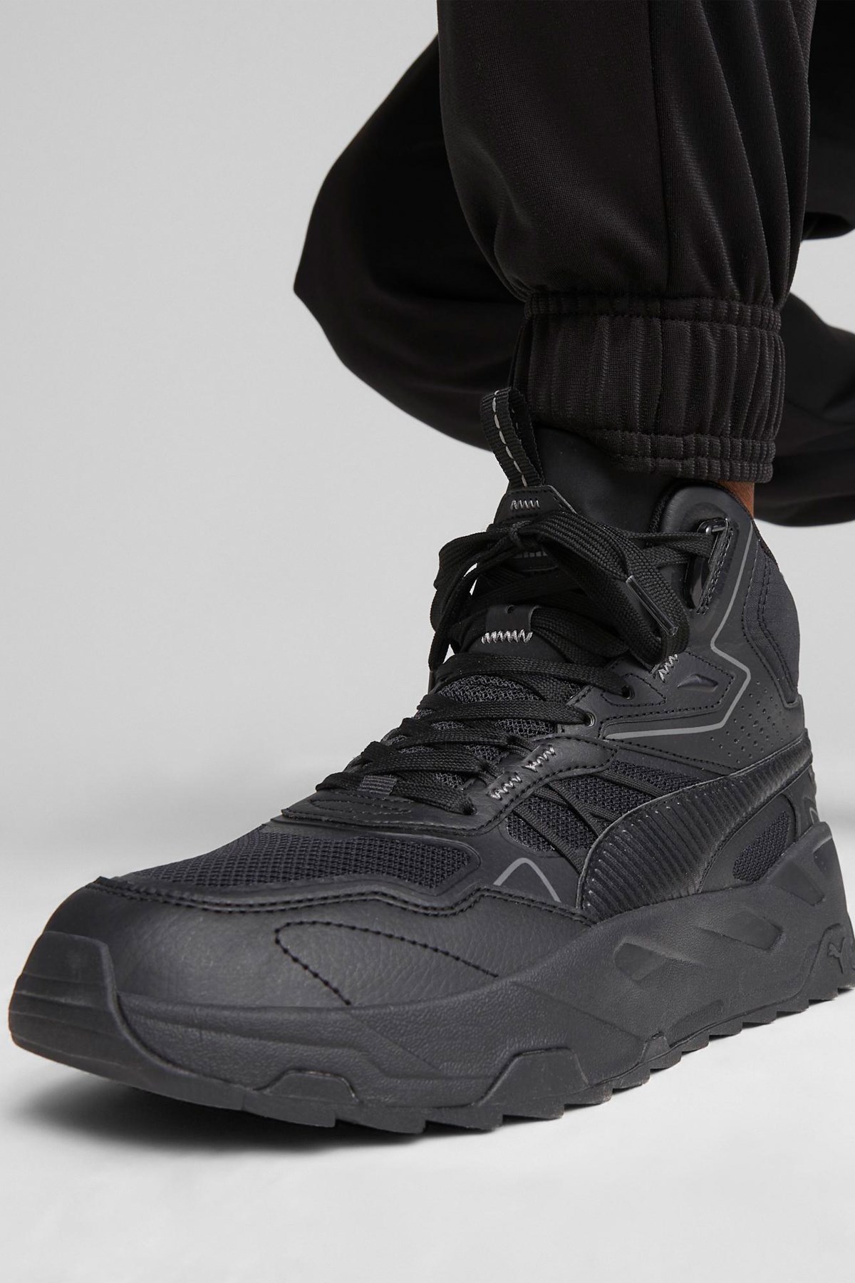 Puma Trinity Mid Erkek Spor Ayakkabı 39232701 Siyah