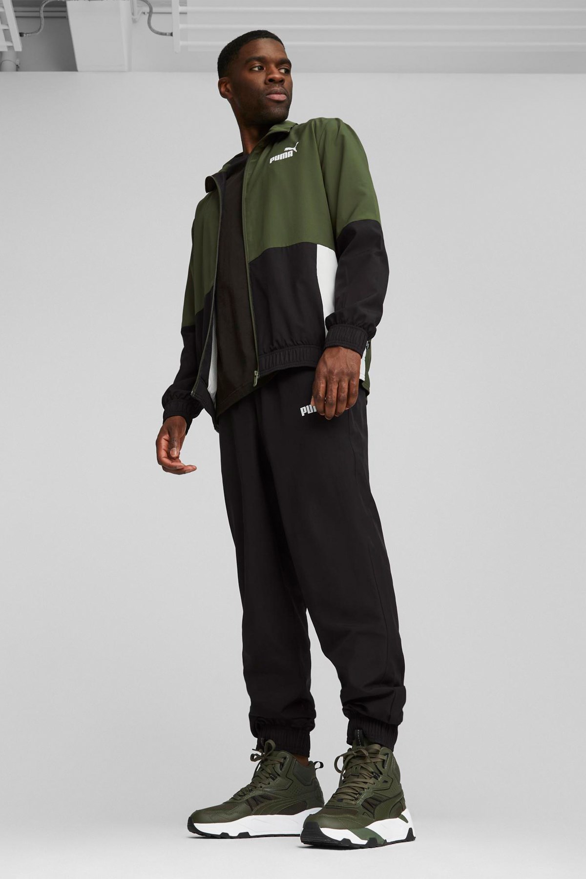 Puma Trinity Mid Erkek Spor Ayakkabı 39232702 Yeşil