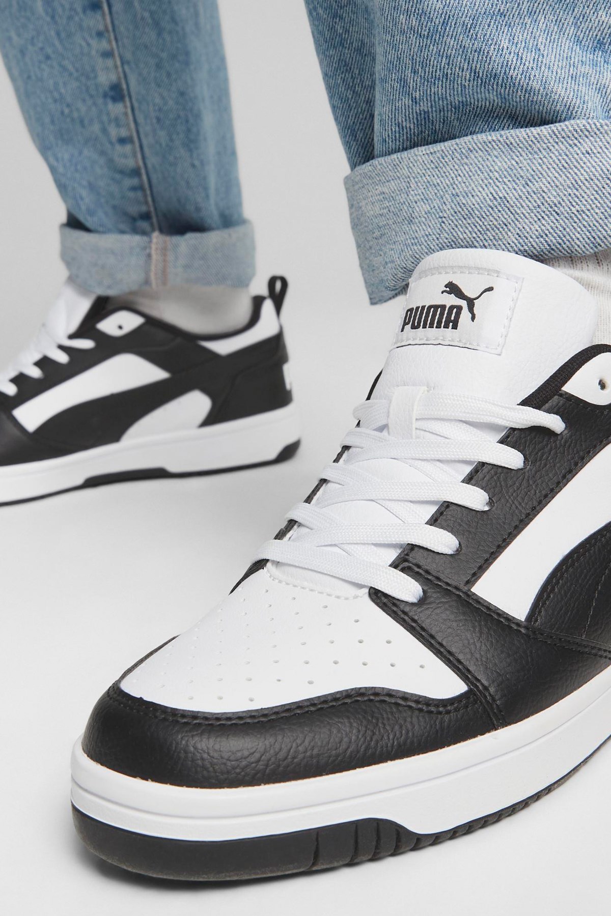 Puma Rebound V6 Low Erkek Spor Ayakkabı 39232801 Beyaz