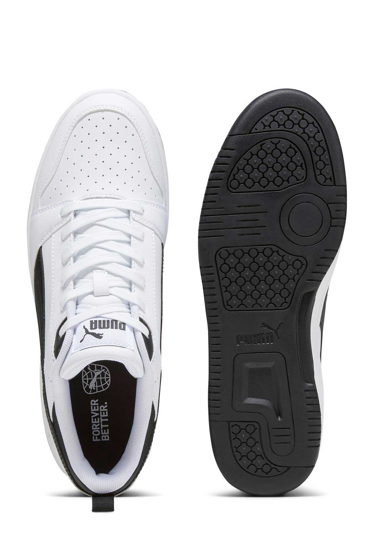 Puma Rebound V6 Low Unisex Spor Ayakkabı 39232802 Beyaz
