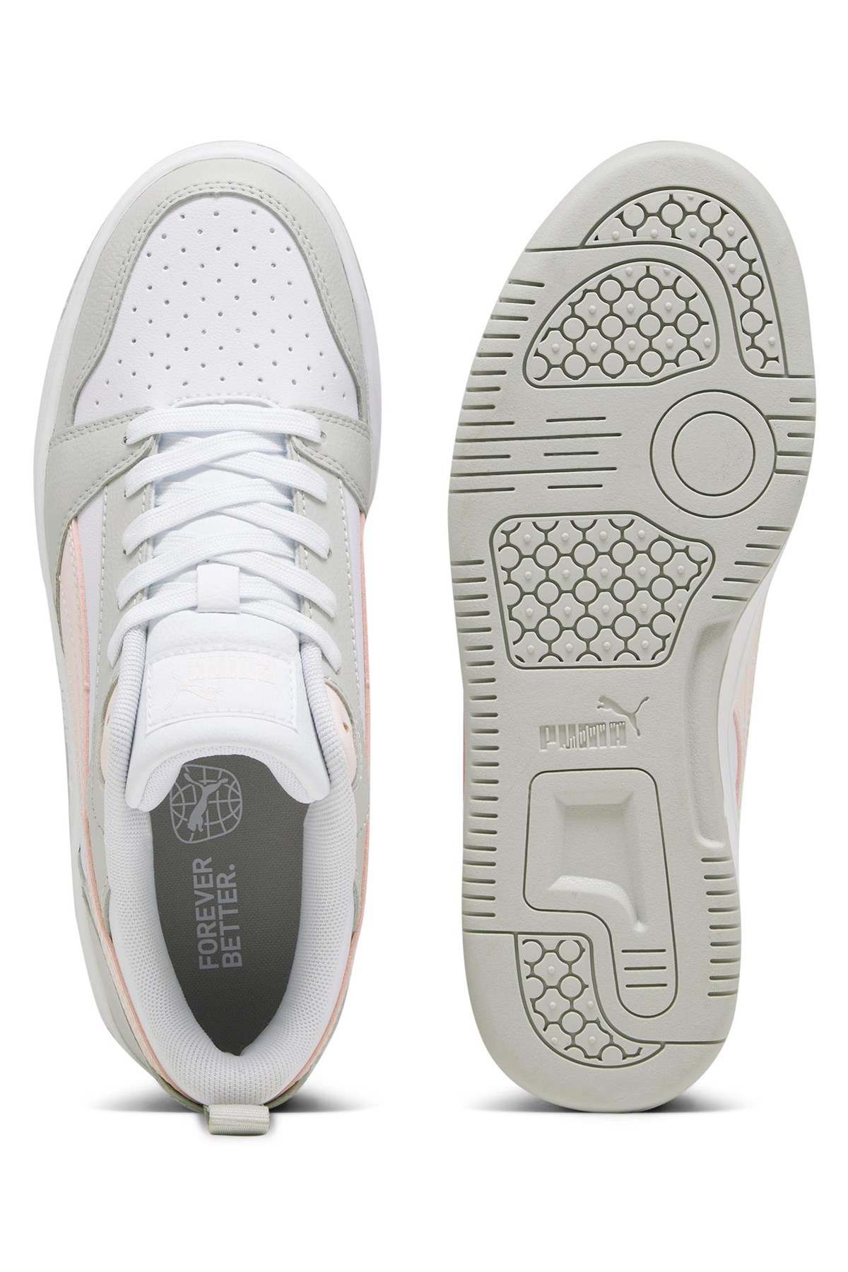 Puma Rebound V6 Low Erkek Spor Ayakkabı 39232808 Beyaz