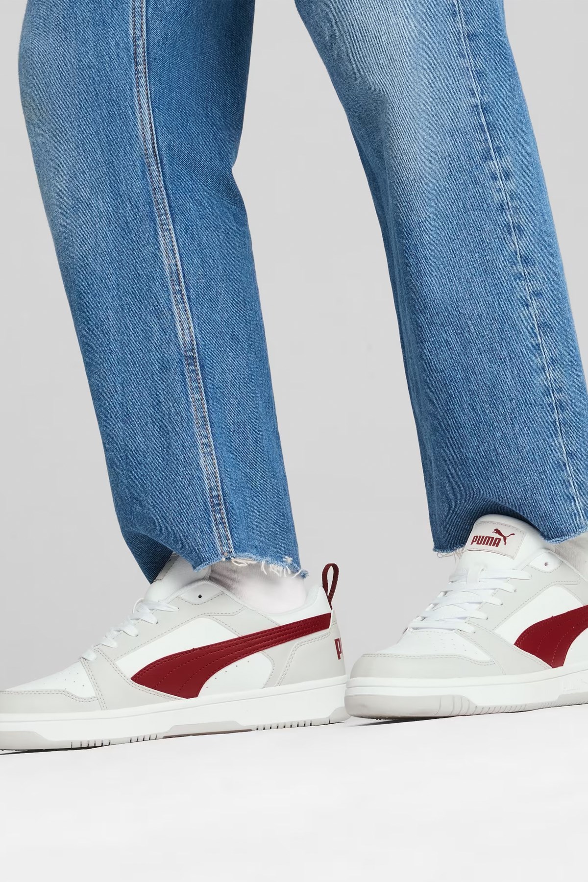 Puma Rebound V6 Low Unisex Spor Ayakkabı 39232826 Gri
