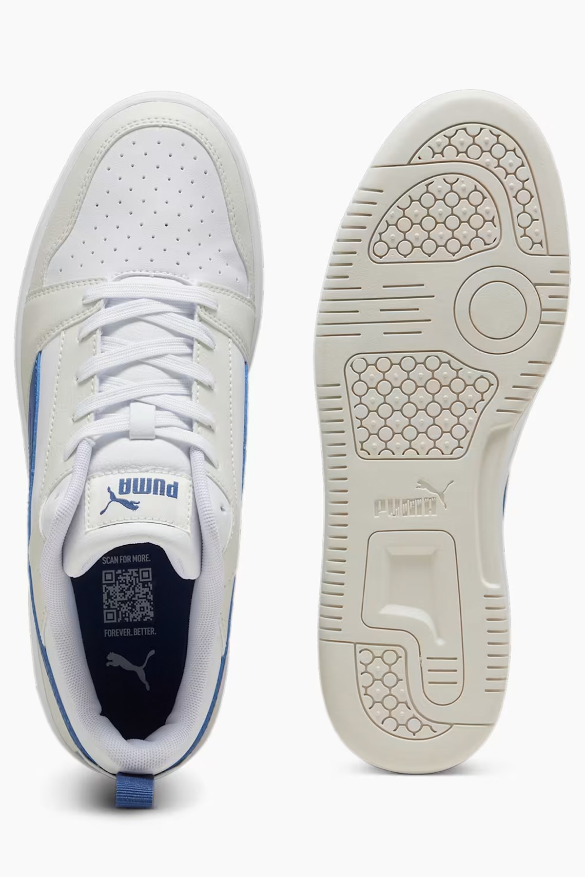 Puma Rebound V6 Low Erkek Spor Ayakkabı 39232832 Gri