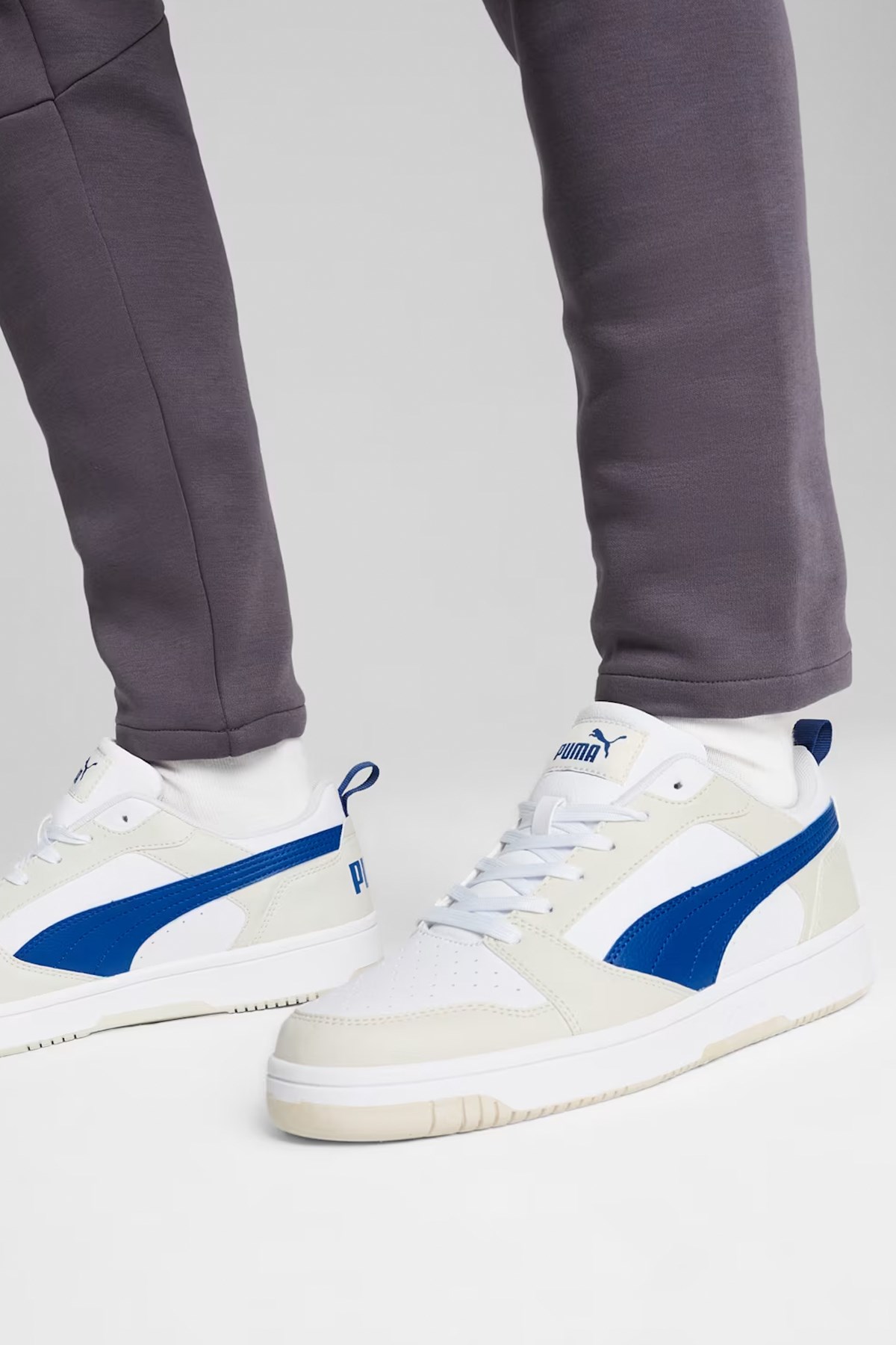 Puma Rebound V6 Low Erkek Spor Ayakkabı 39232832 Gri