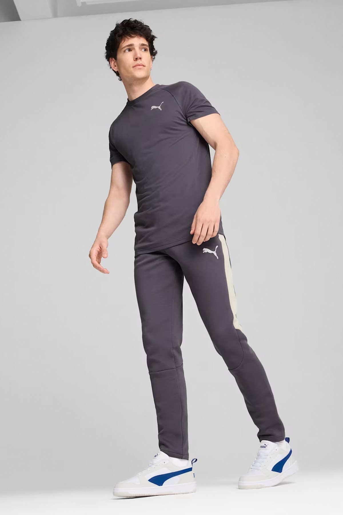 Puma Rebound V6 Low Erkek Spor Ayakkabı 39232832 Gri