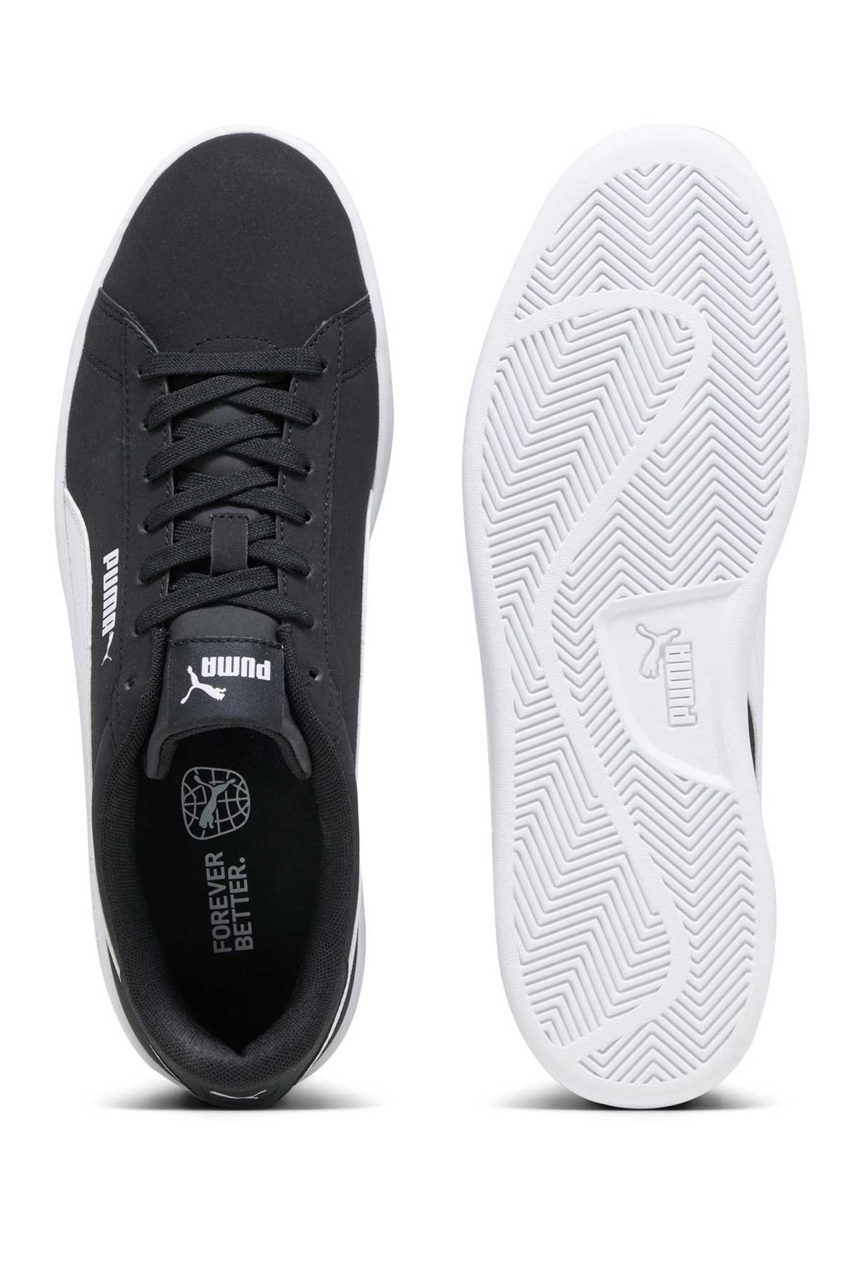 Puma Smash 3.0 Buck Erkek Spor Ayakkabı 39233601 Siyah