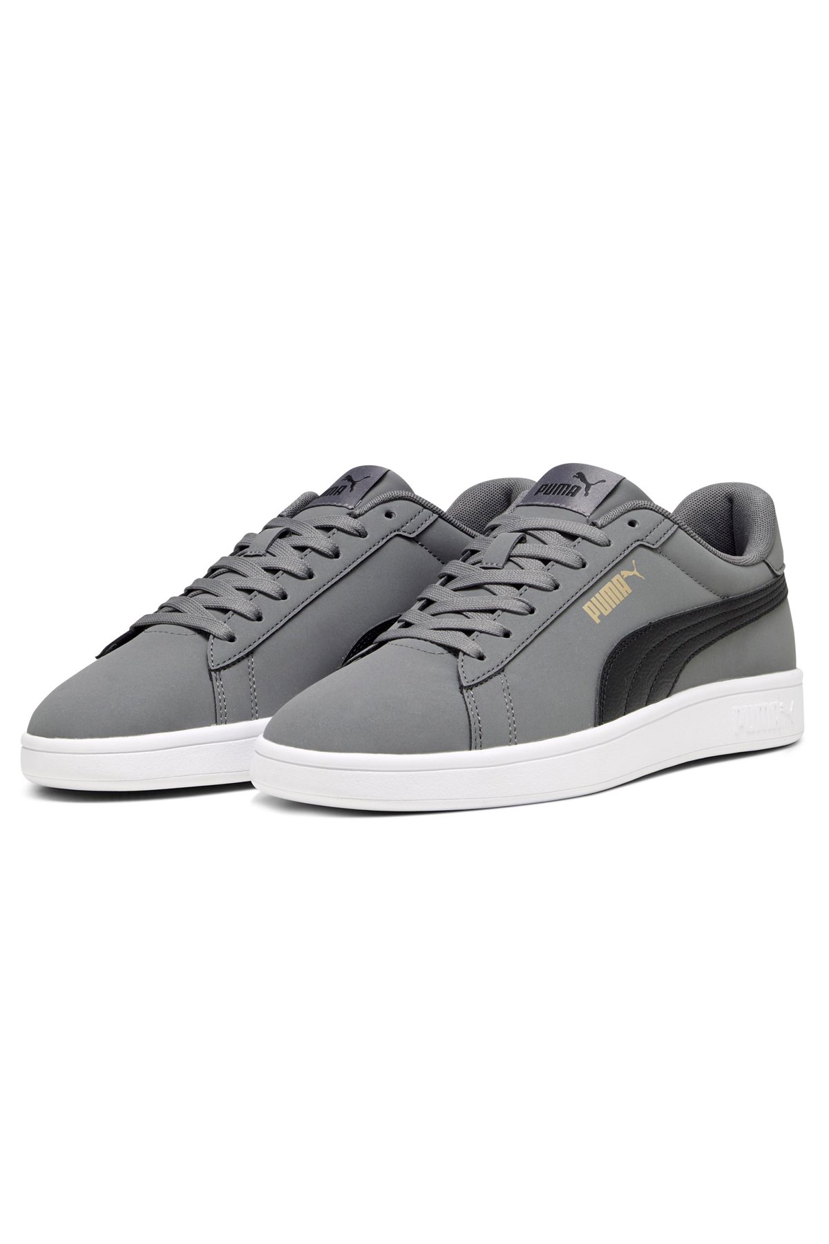 Puma Smash 3.0 Buck Unisex Spor Ayakkabı 39233602 Gri