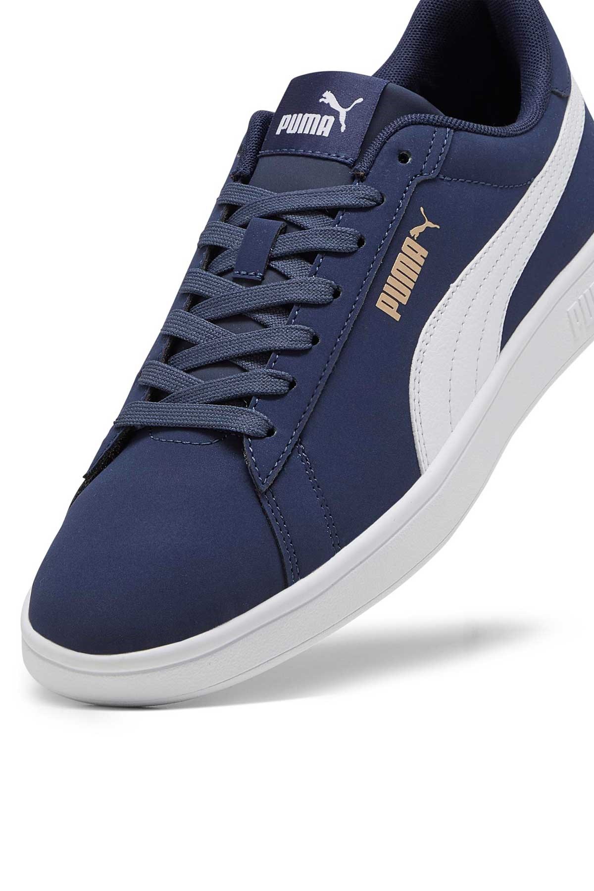 Puma Smash 3.0 Buck Erkek Spor Ayakkabı 39233603 Lacivert