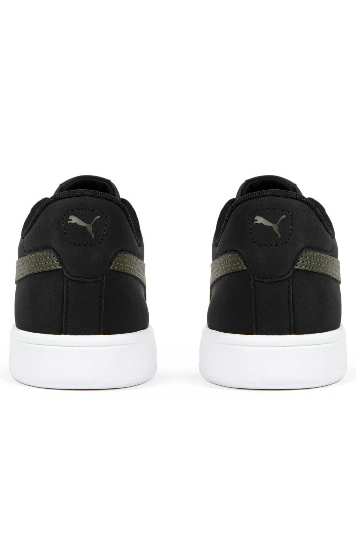 Puma Smash 3.0 Buck Unisex Spor Ayakkabı 39233607 Siyah