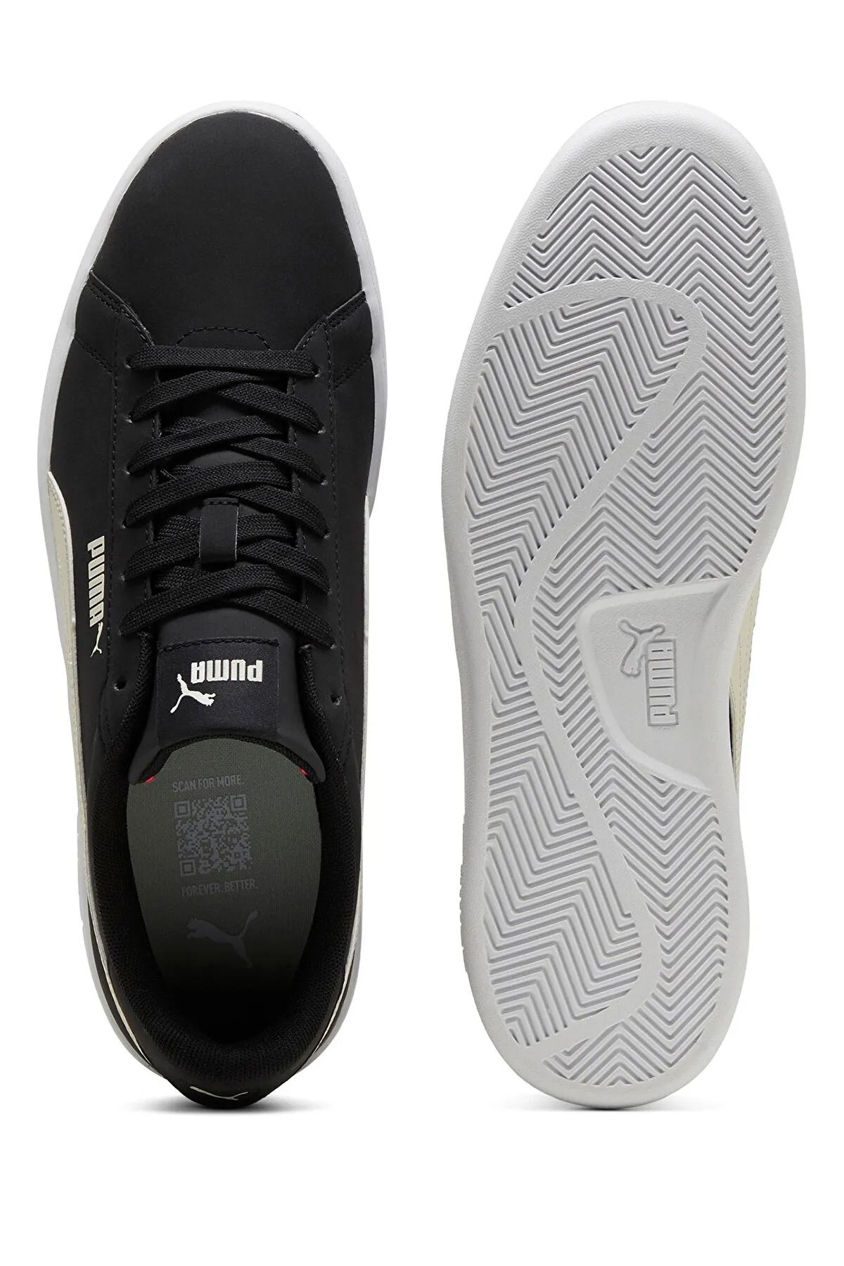 Puma Smash 3.0 Buck Unisex Spor Ayakkabı 39233611 Siyah