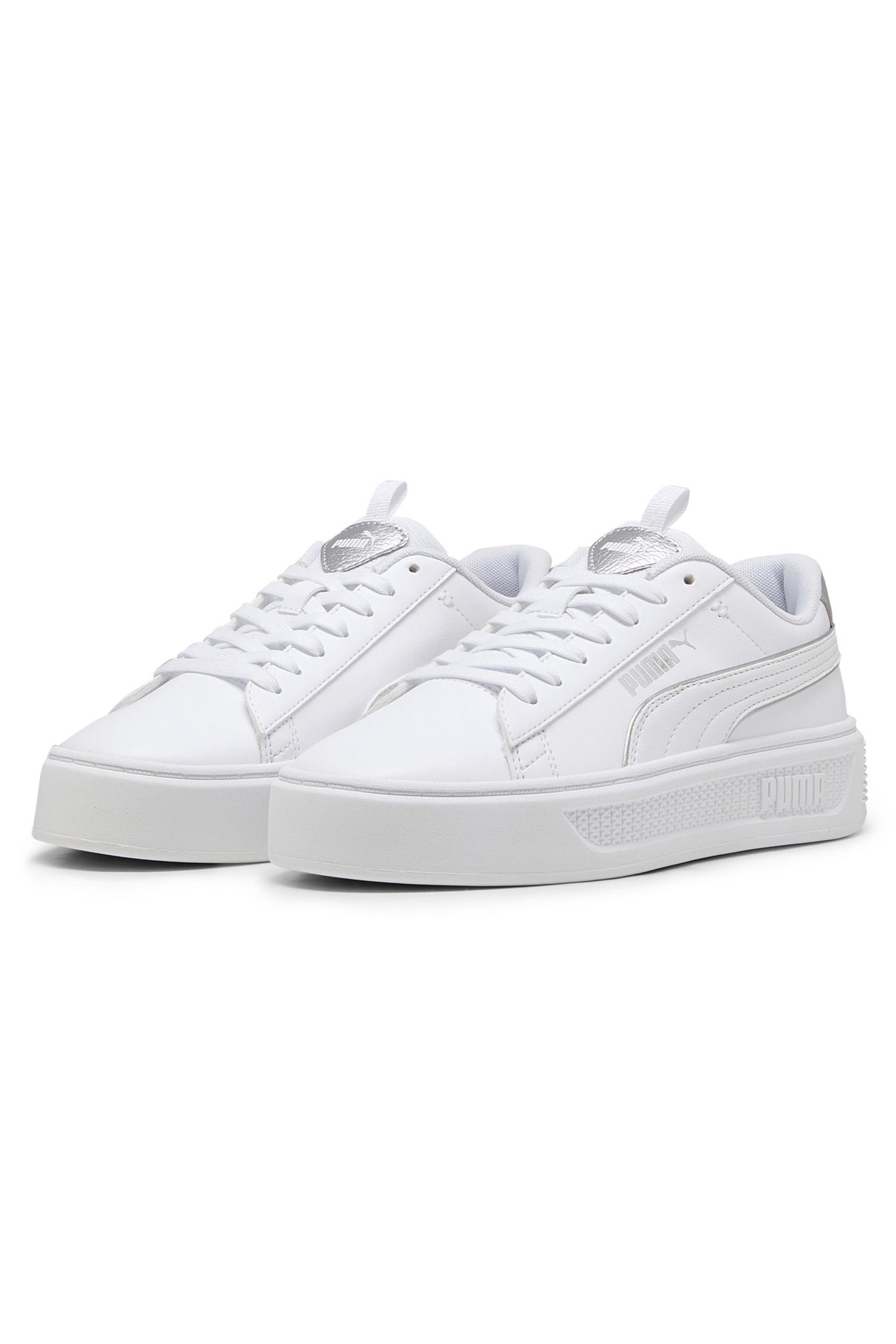 Puma Smash Platform V3 Kadın Spor Ayakkabı 39250402 Beyaz