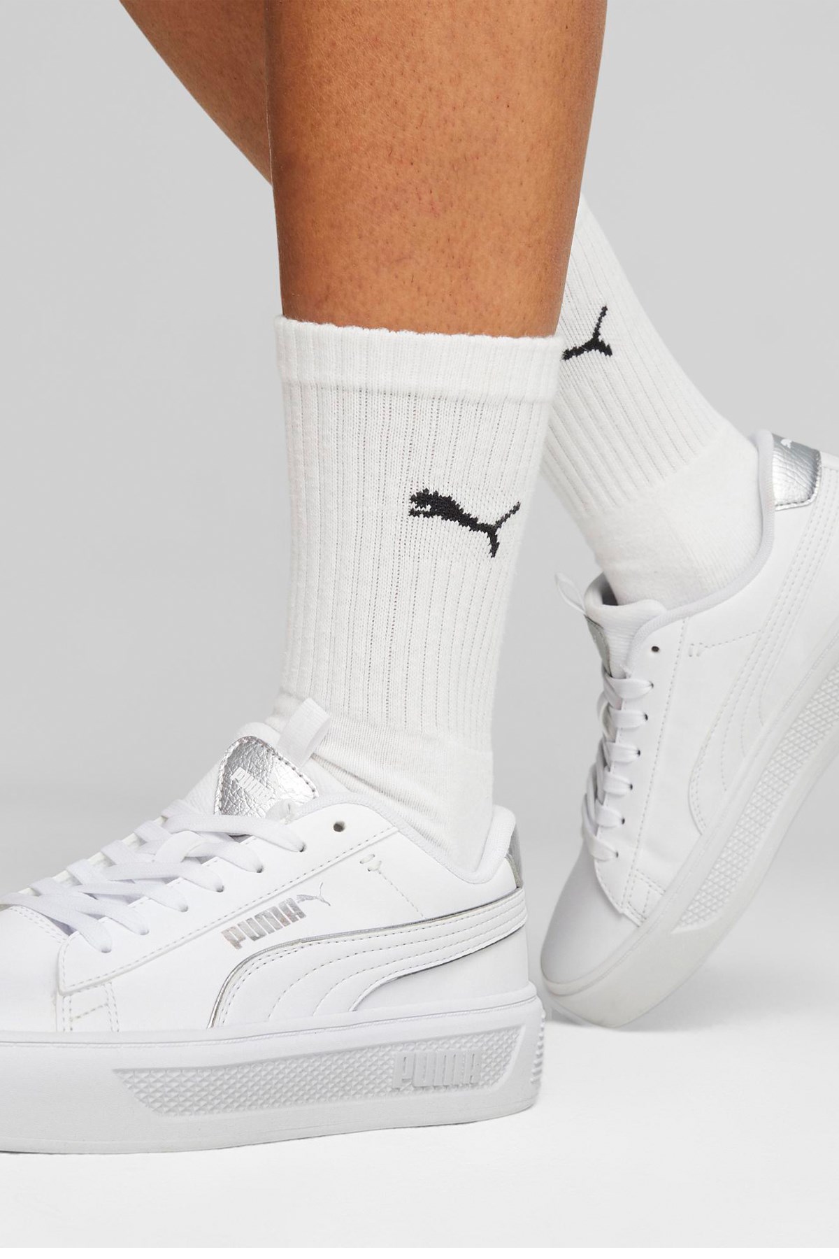 Puma Smash Platform V3 Kadın Spor Ayakkabı 39250402 Beyaz