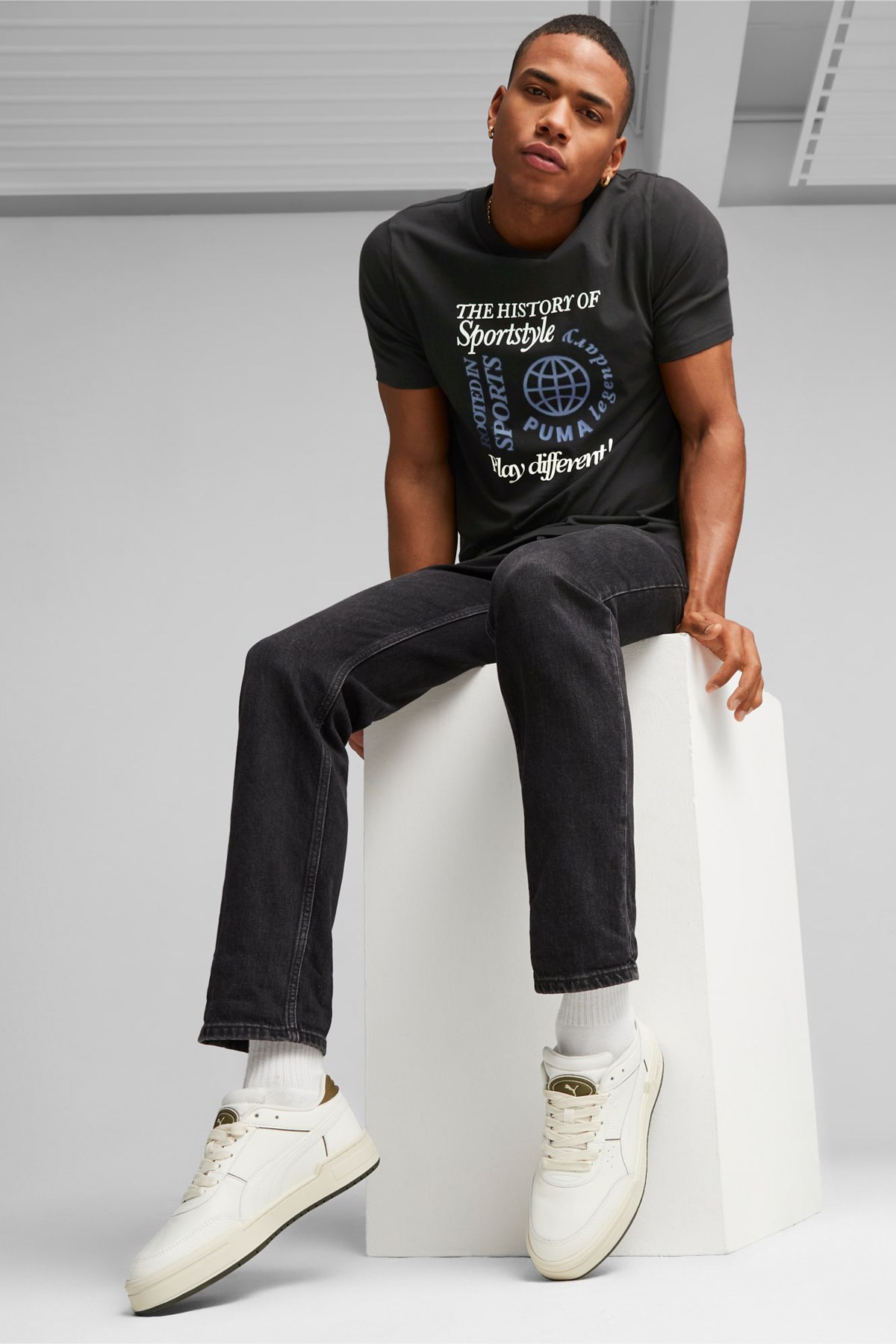 Puma Ca Pro Sport Erkek Spor Ayakkabı 39328202 Beyaz