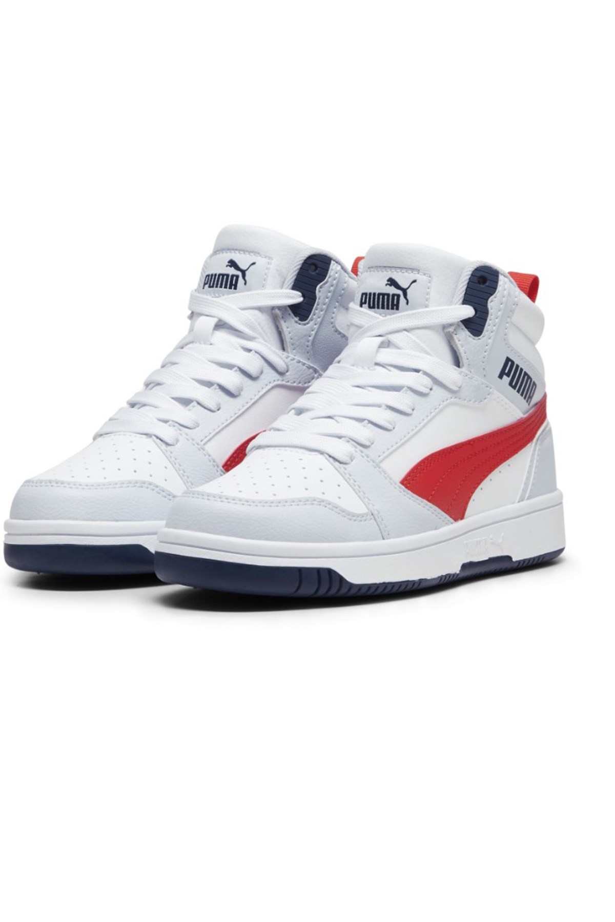 Puma Rebound V6 Mid Kadın Spor Ayakkabı 39383109 Gri