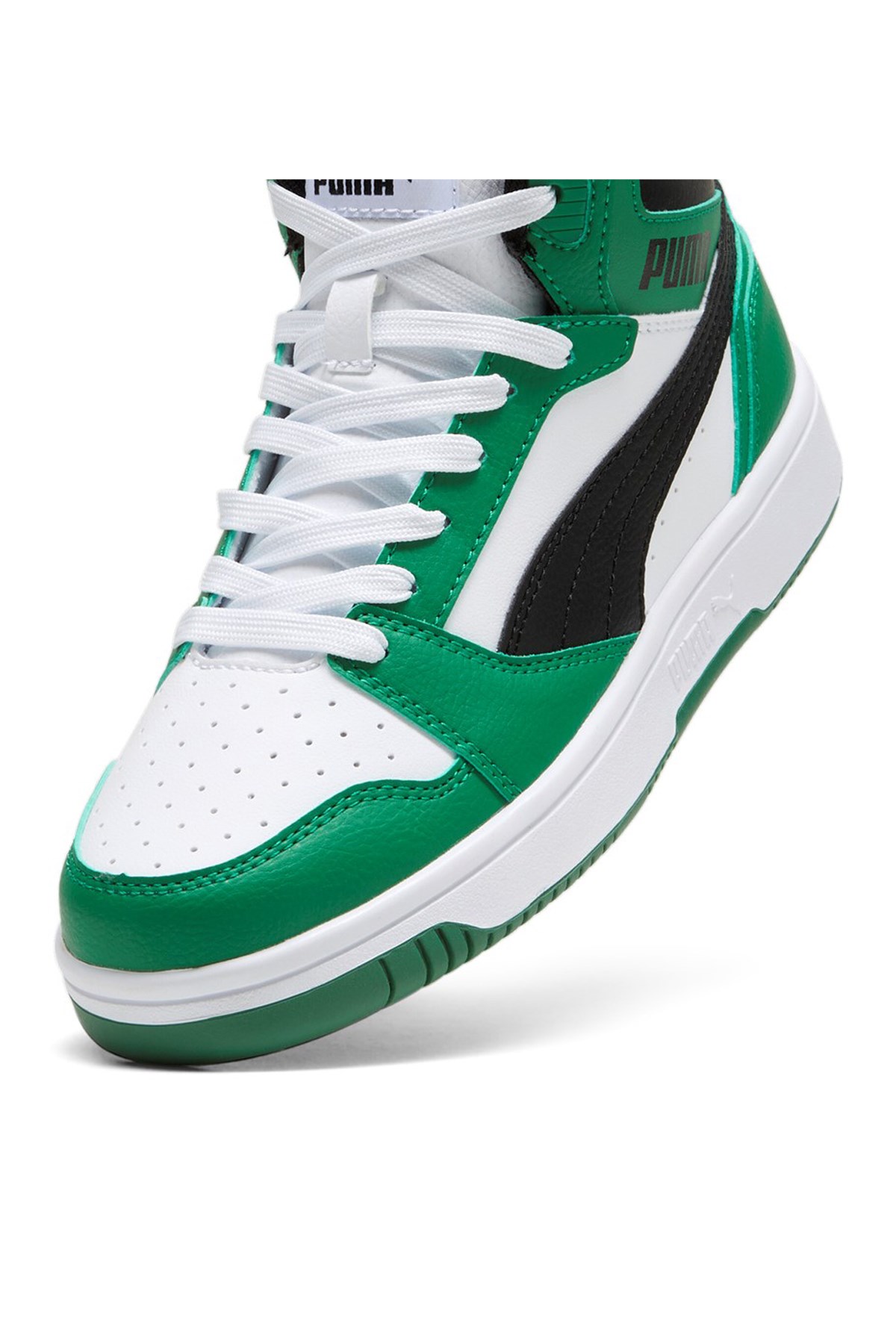 Puma Rebound V6 Mid Çocuk Spor Ayakkabı 39383110 Beyaz