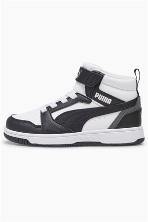 Puma Rebound V6 Mid Ac Ps Çocuk Spor Ayakkabı 39383201 Beyaz