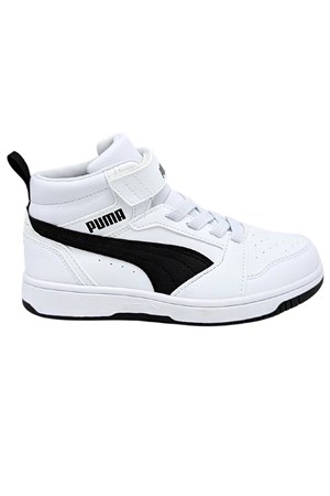 Puma Rebound V6 Mid Ac Ps Çocuk Spor Ayakkabı 39383202 Beyaz