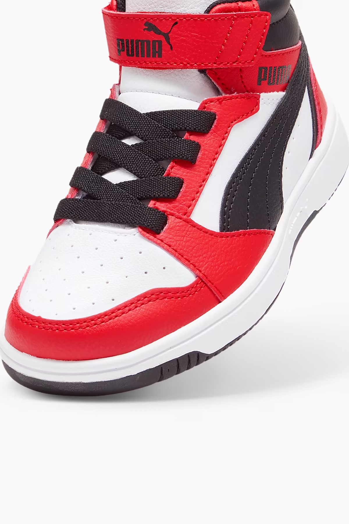 Puma Rebound V6 Mid Ac Ps Çocuk Spor Ayakkabı 39383203 Beyaz