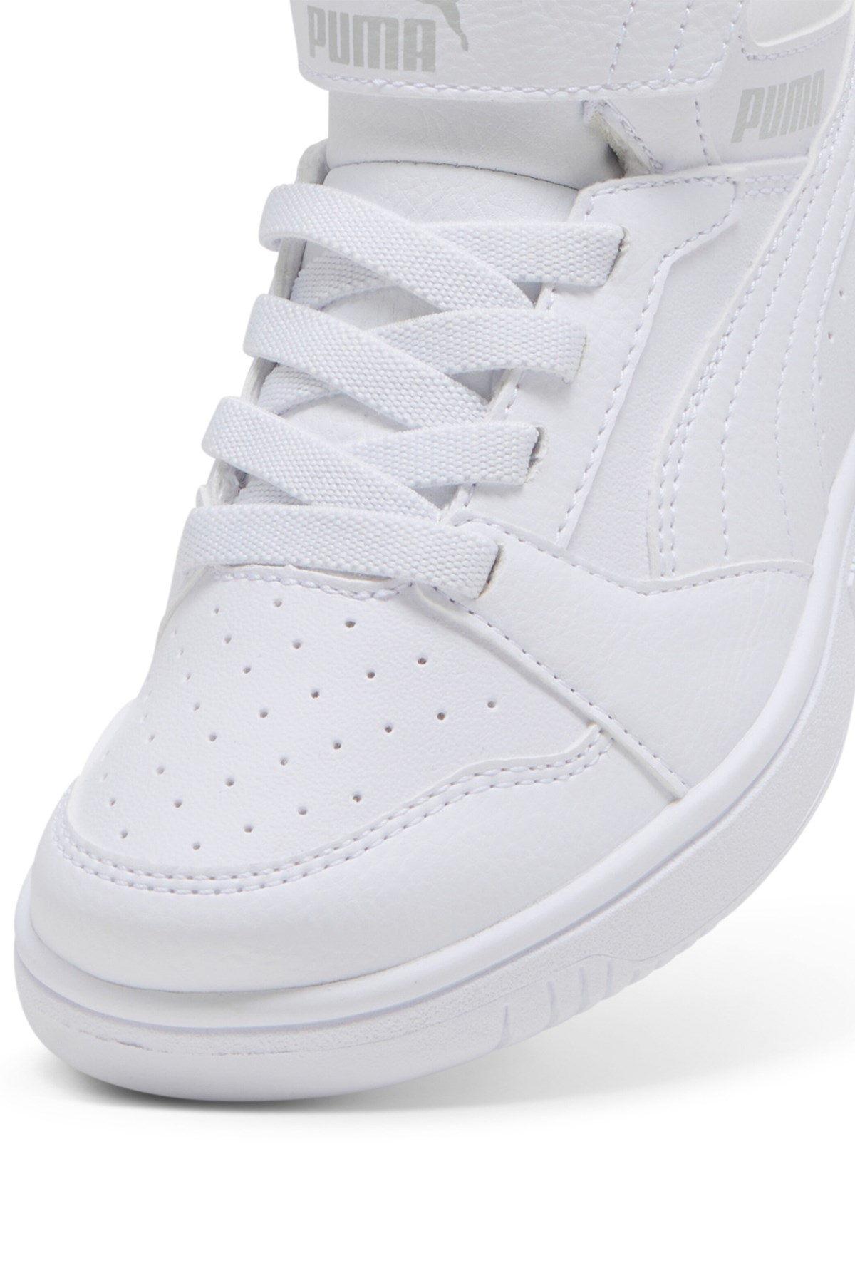 Puma Rebound V6 Mid Ac Ps Çocuk Spor Ayakkabı 39383205 Beyaz