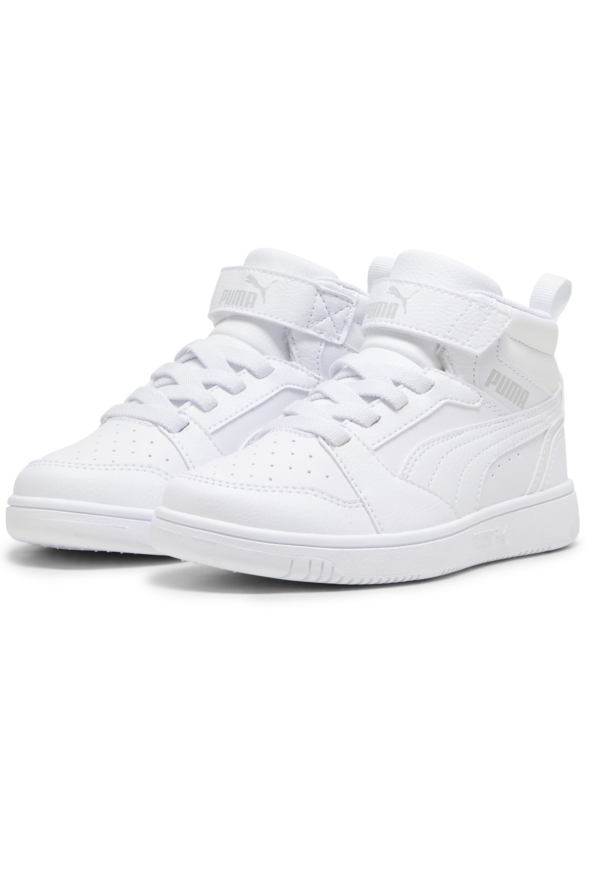 Puma Rebound V6 Mid Ac Ps Çocuk Spor Ayakkabı 39383205 Beyaz
