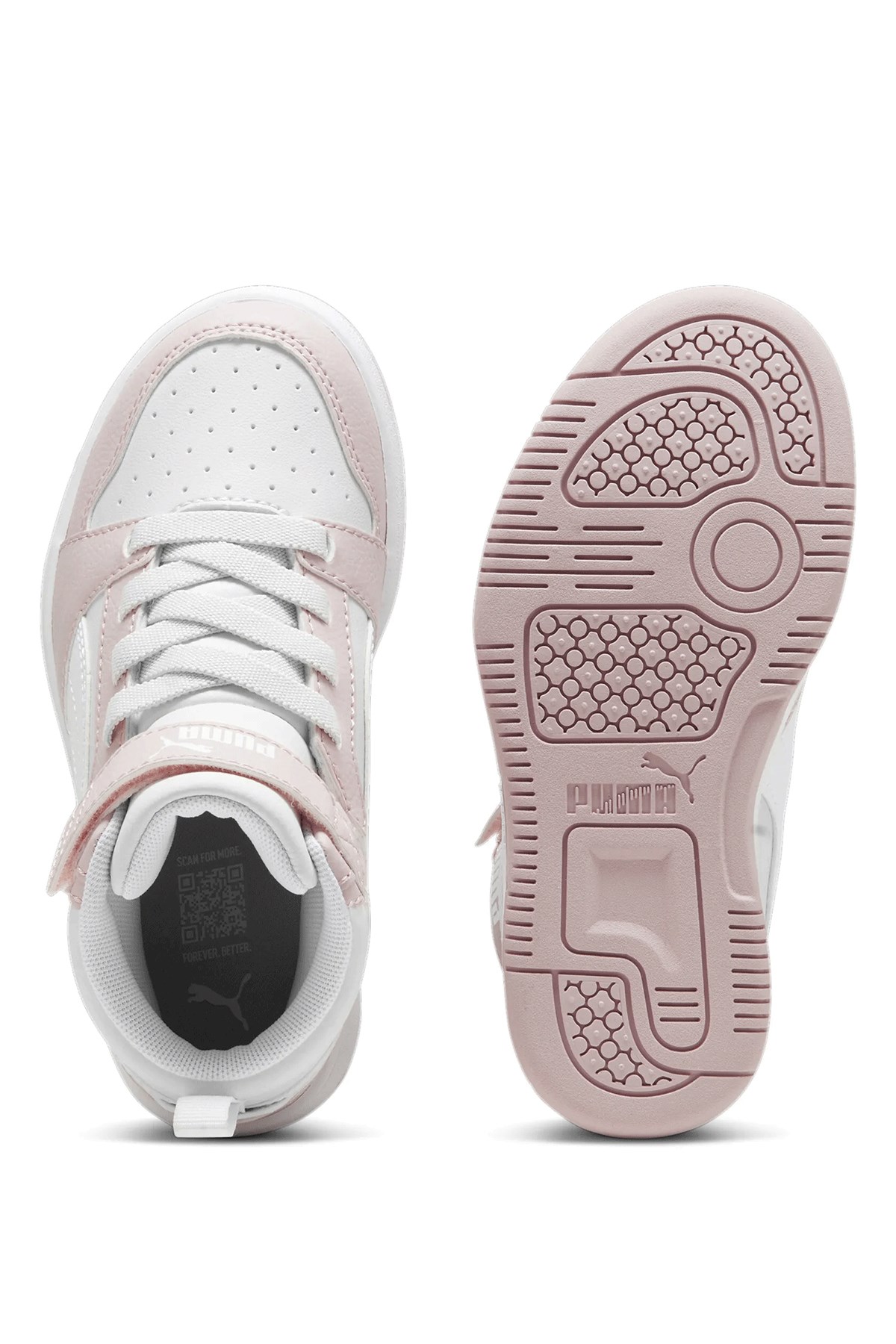 Puma Rebound V6 Mid Ac Ps Çocuk Spor Ayakkabı 39383220 Pembe