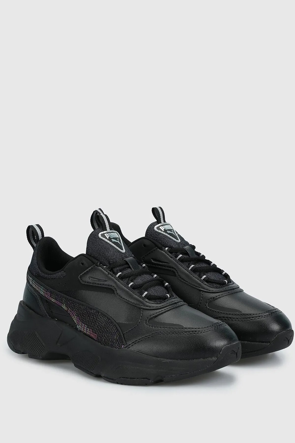 Puma Cassia Winter Wonderland Kadın Spor Ayakkabı 39397502 Siyah