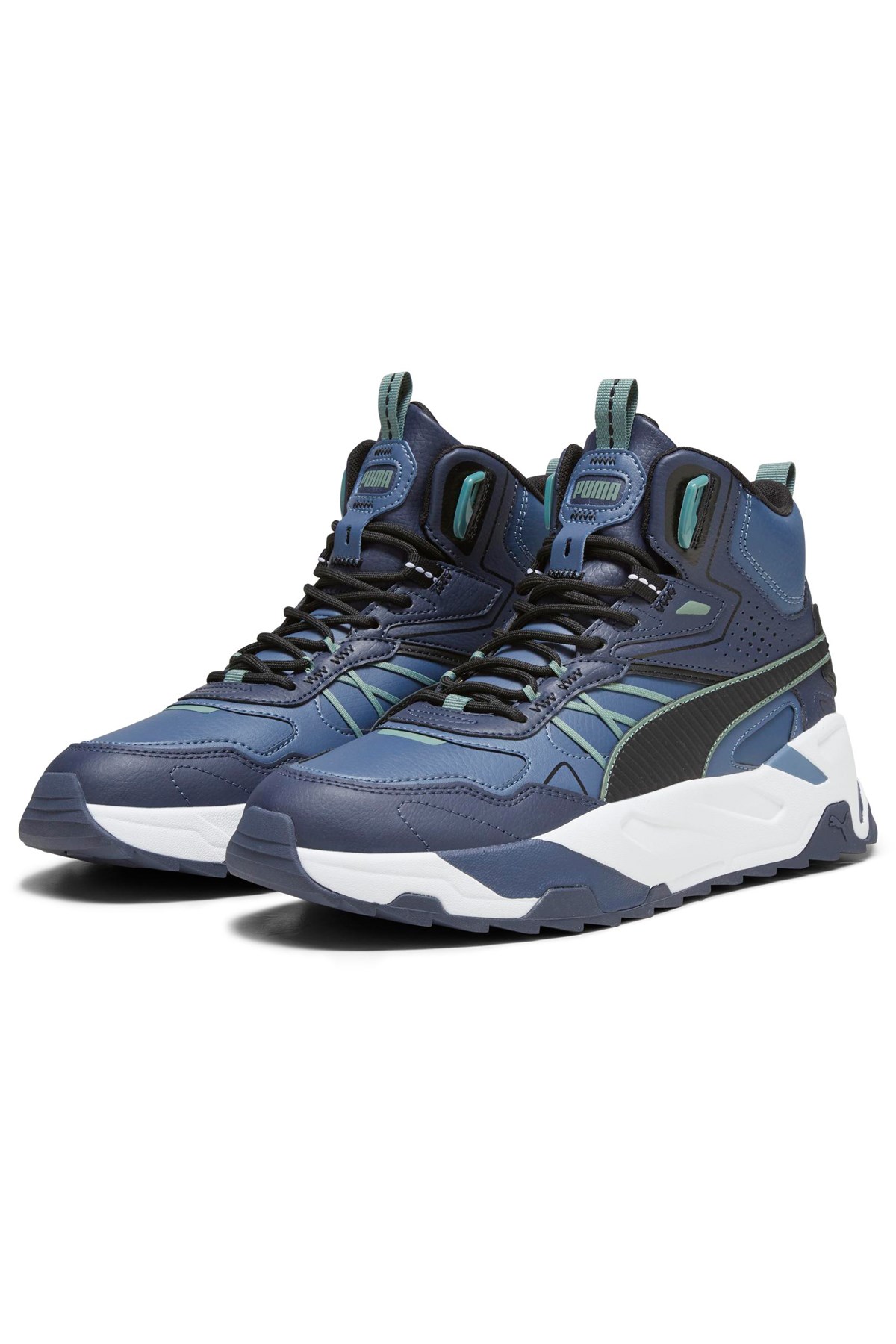 Puma Trinity Mid Hybrid Erkek Spor Ayakkabı 39398501 Mavi