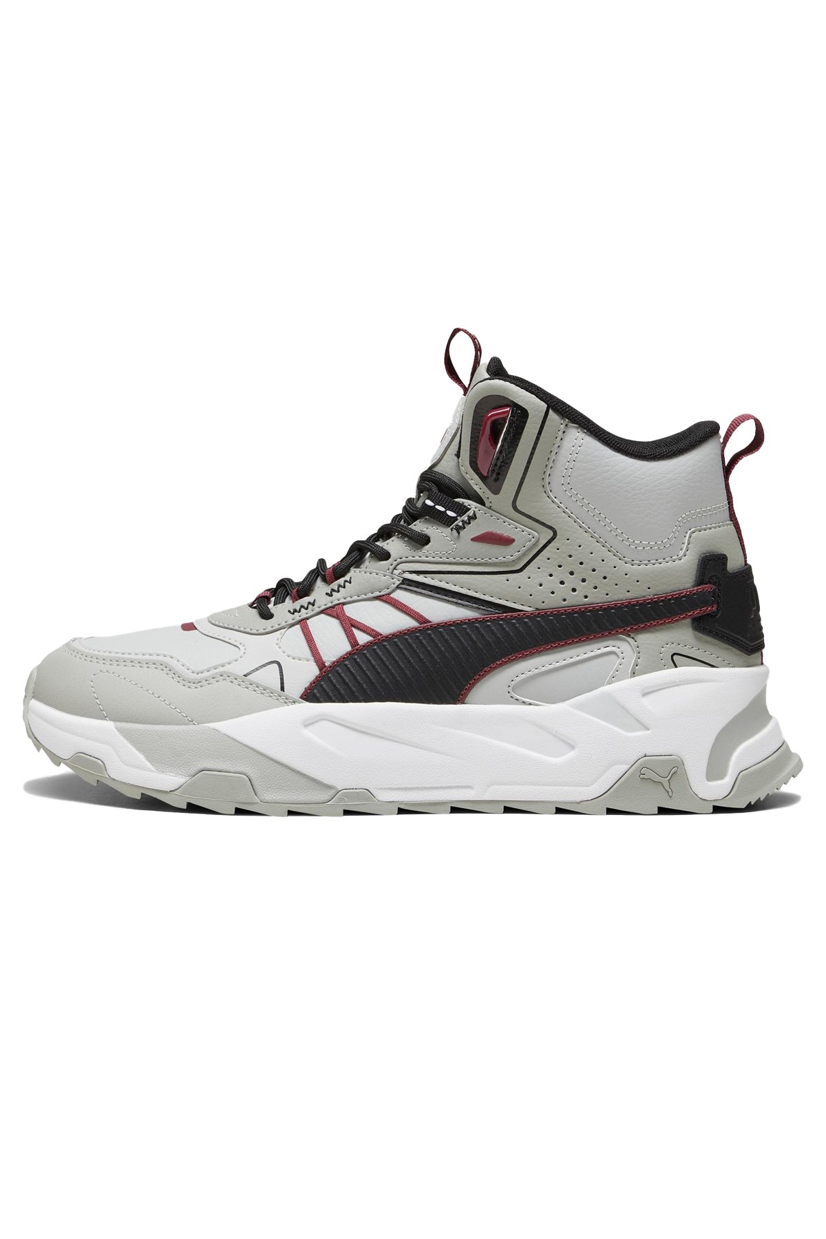 Puma Trinity Mid Hybrid Erkek Spor Ayakkabı 39398502 Gri
