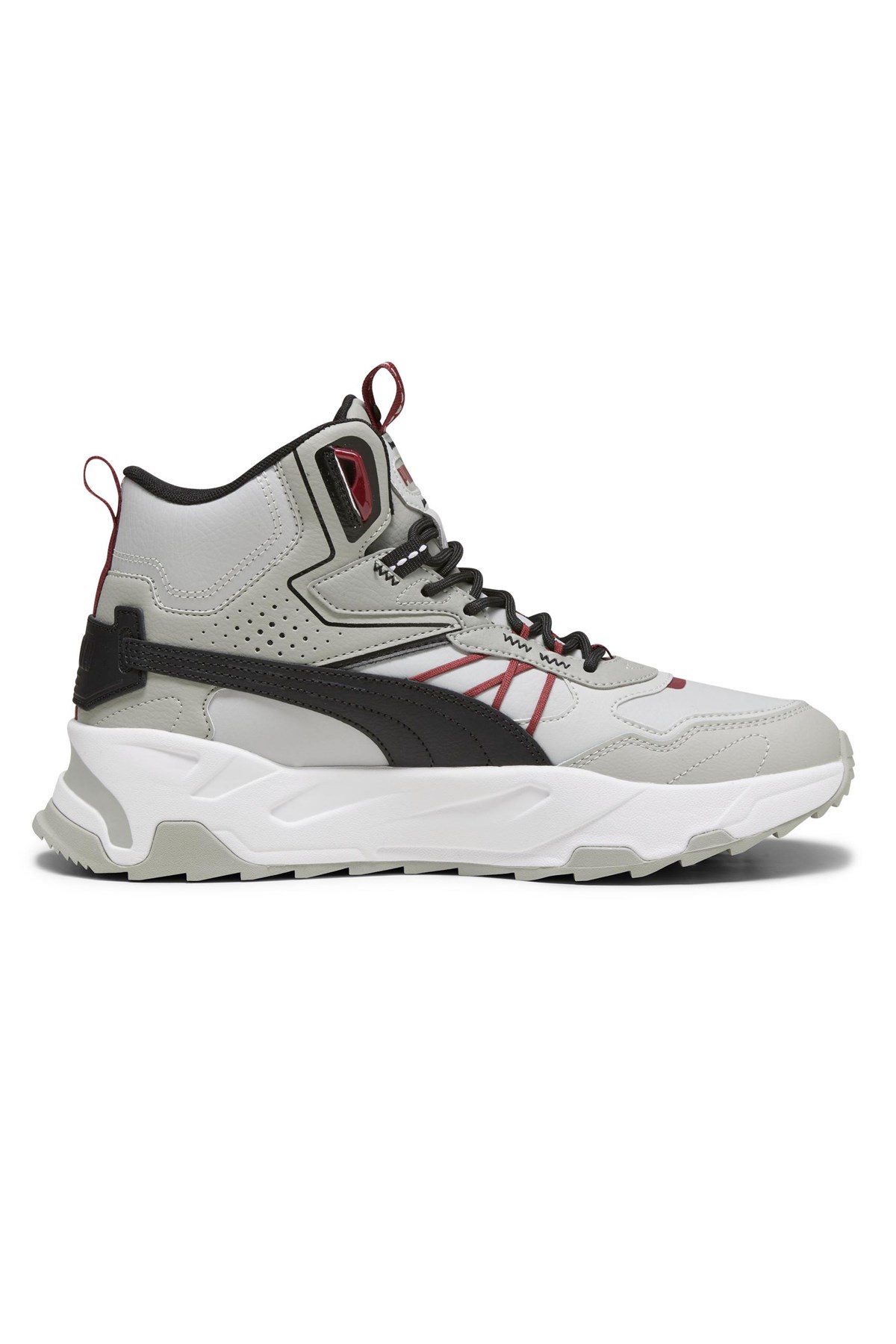 Puma Trinity Mid Hybrid Erkek Spor Ayakkabı 39398502 Gri