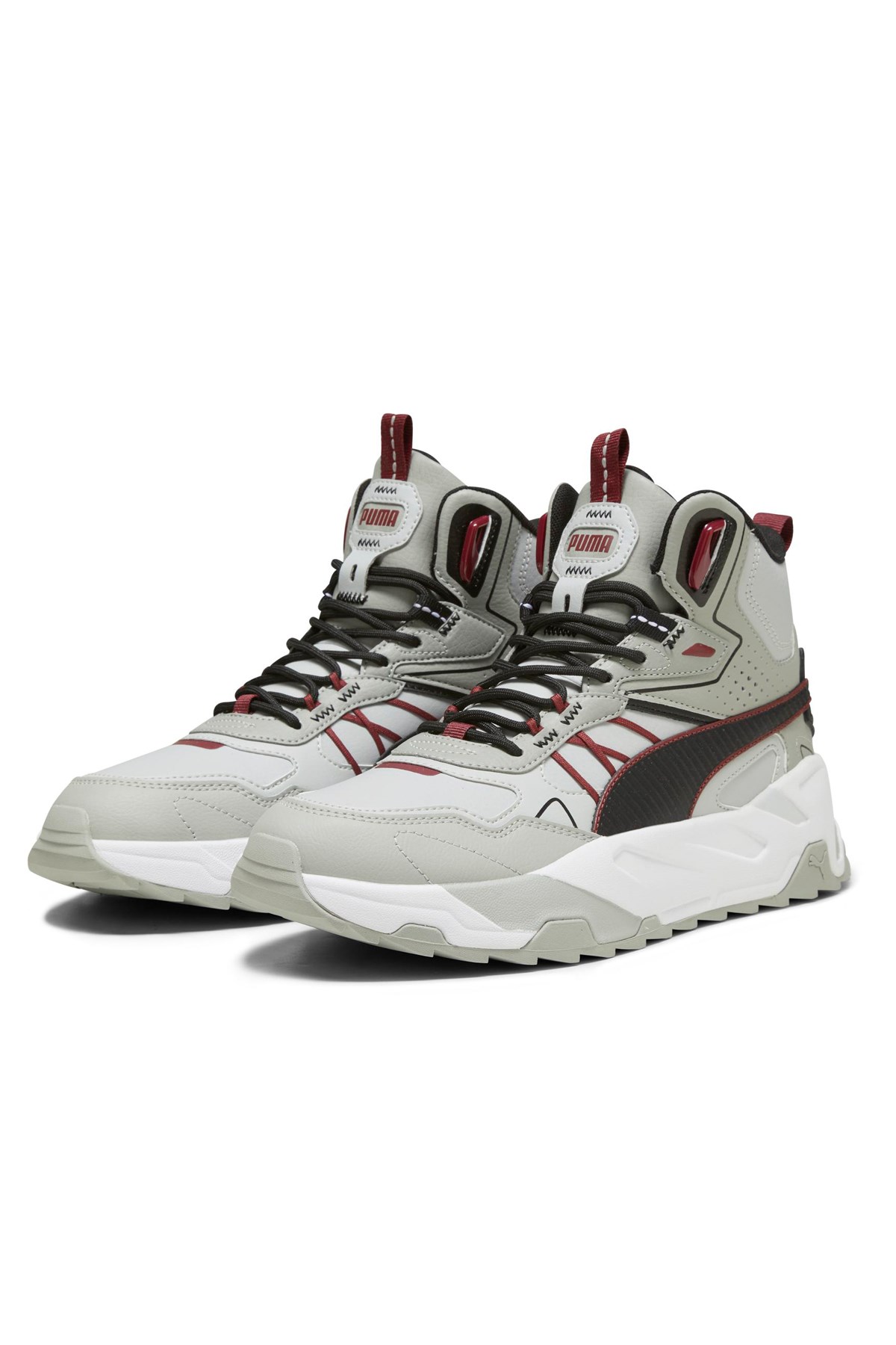 Puma Trinity Mid Hybrid Erkek Spor Ayakkabı 39398502 Gri