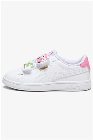Puma Smash 3.0 Owl Çocuk Spor Ayakkabı 39443401 Beyaz