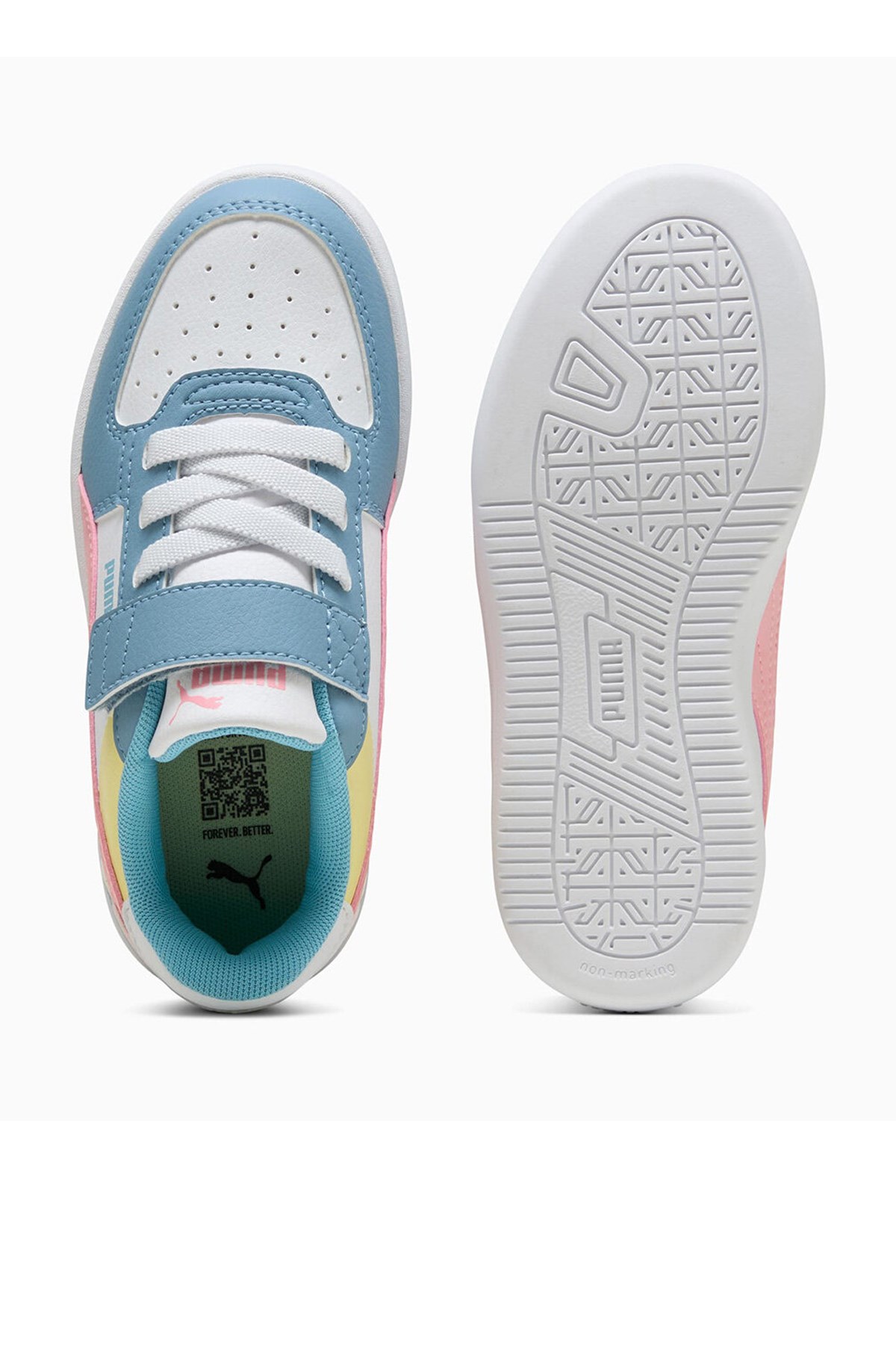 Puma Caven 2.0 Block Ac Çocuk Spor Ayakkabı Beyaz