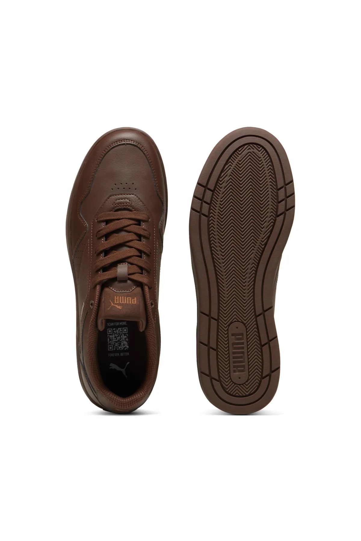 Puma Court Classic Erkek Spor Ayakkabı 39501813 Kahverengi