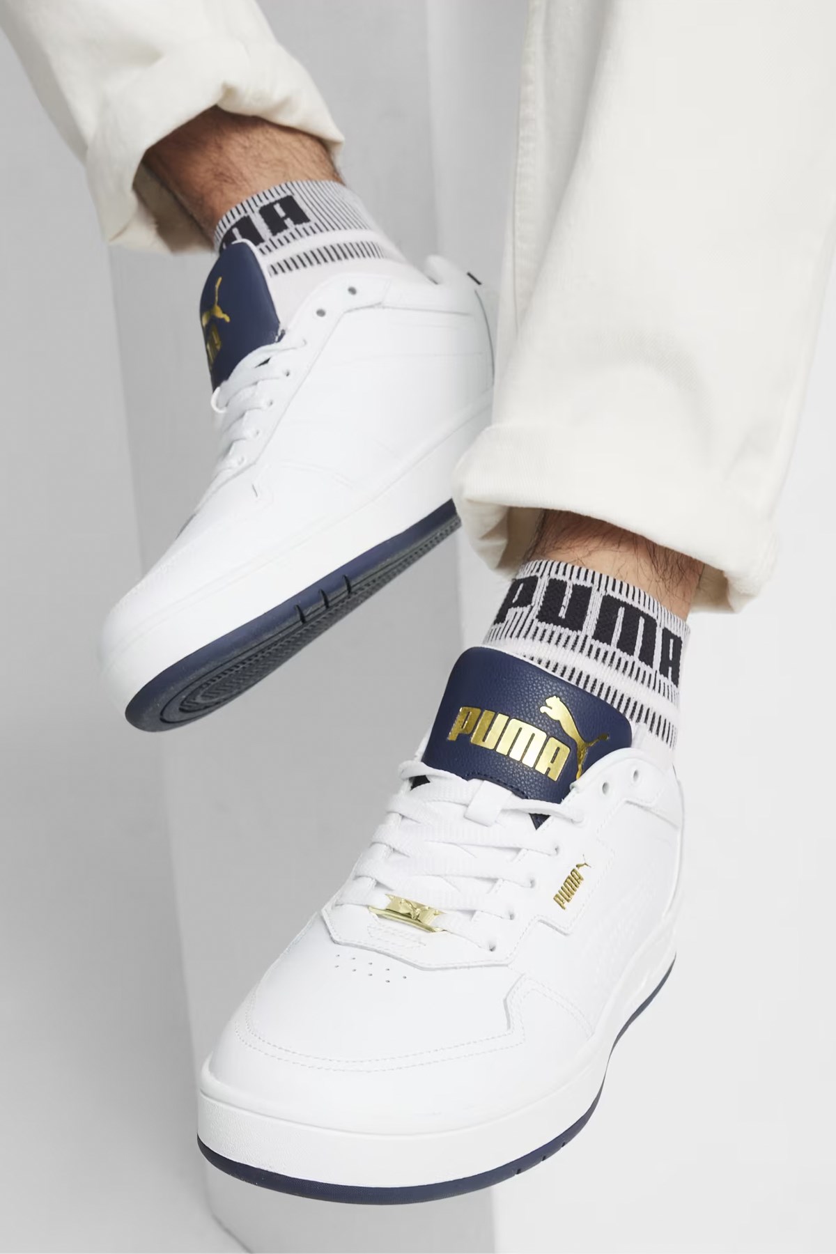 Puma Court Classic Lux Erkek Spor Ayakkabı 39501904 Beyaz