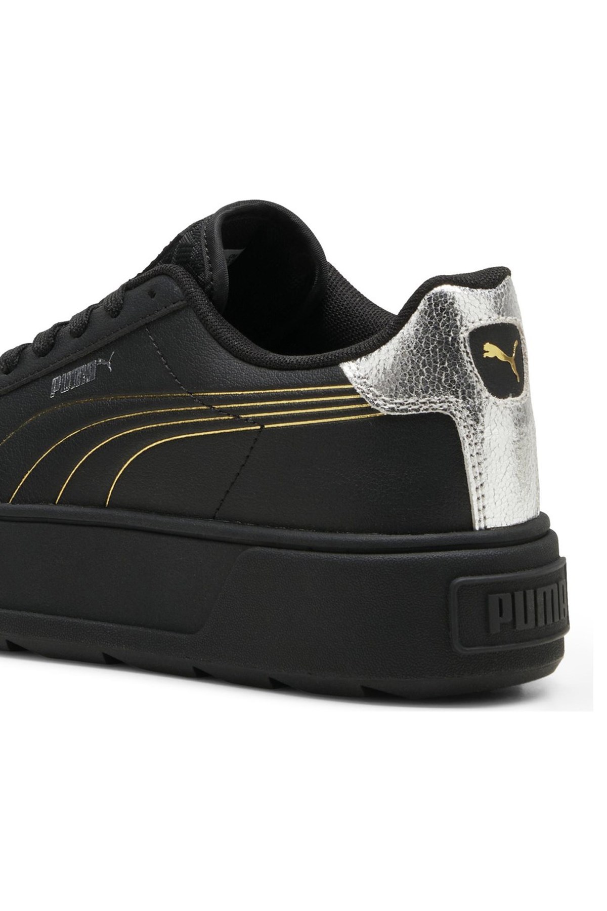 Puma Karmen Metallic Shine Kadın Spor Ayakkabı 39509902 Siyah