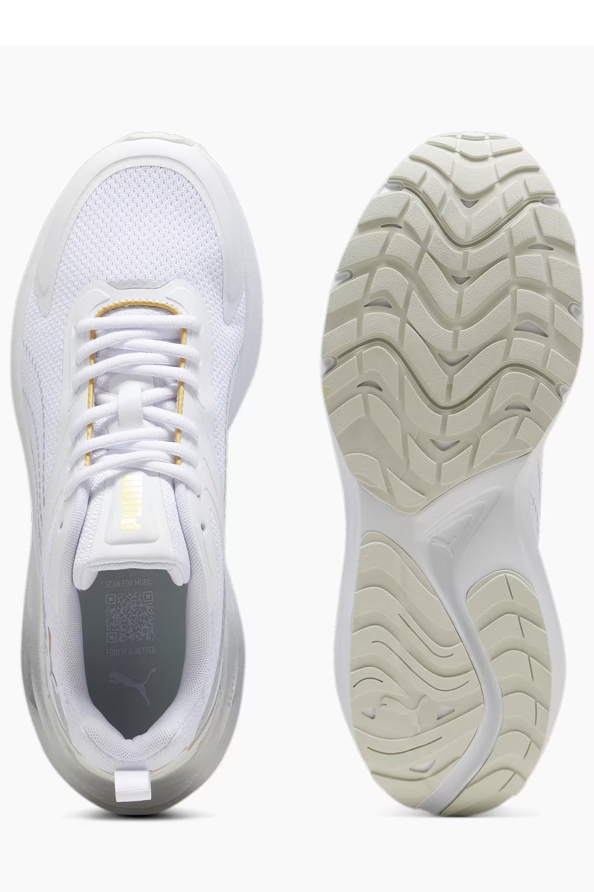 Puma Hypnotic Metallic Shine Kadın Spor Ayakkabı 39524701 Beyaz