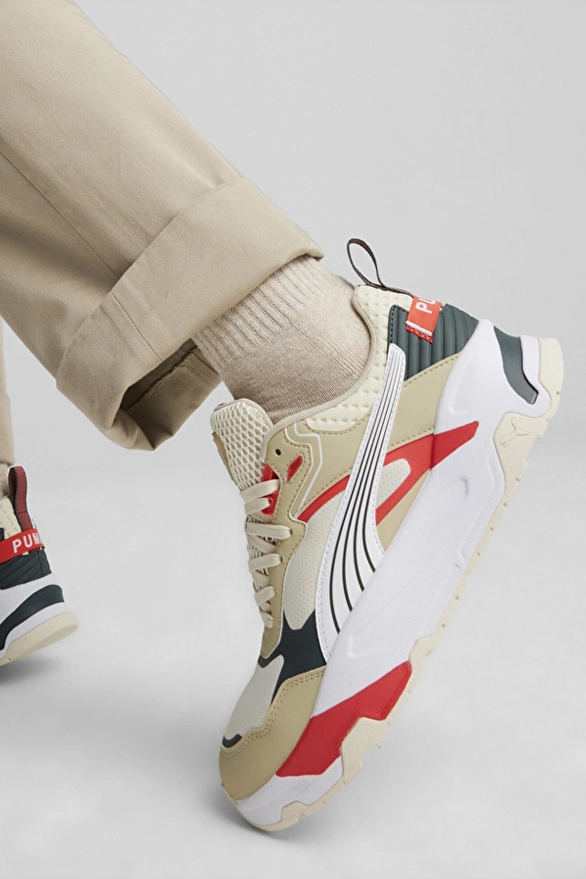 Puma Trinity Erkek Spor Ayakkabı 39526201 Bej